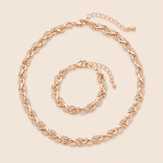 Conjunto de collar y pulsera