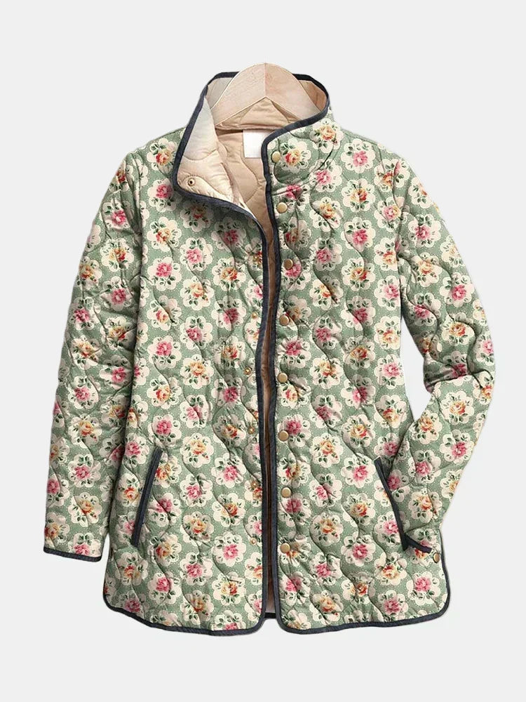 Chamarra Acolchada Tapiz Floral Gabriela