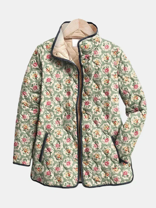 Chamarra Acolchada Tapiz Floral Gabriela