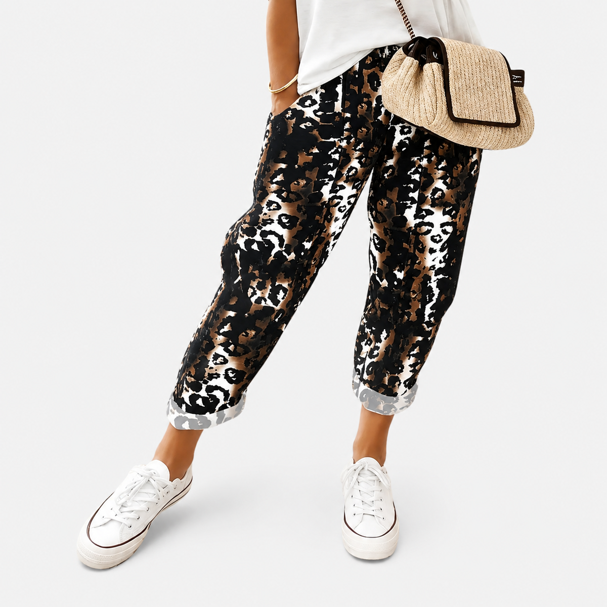 Pantalón cómodo de lana