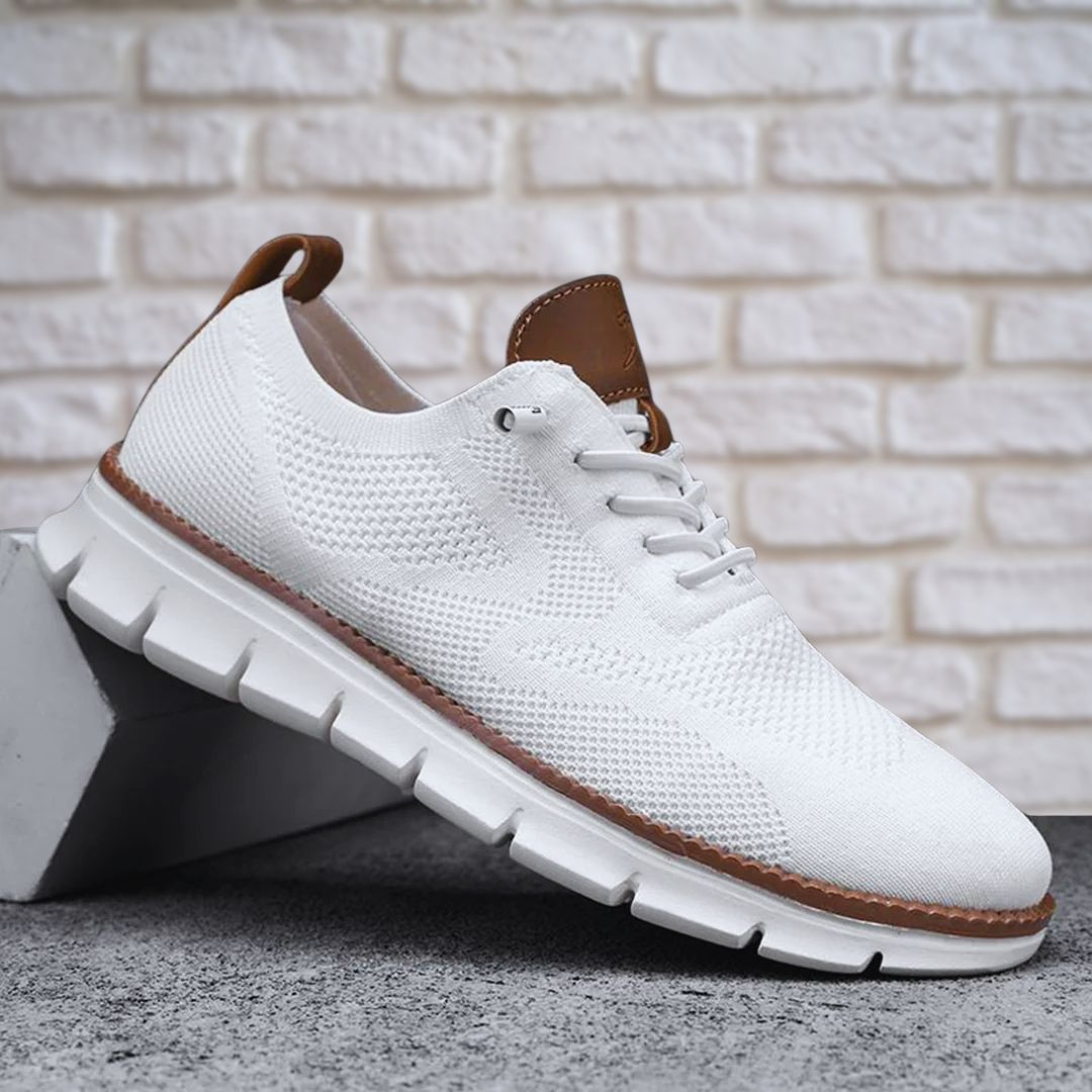 Ultracomfort Breathable Shoes White | Lightweight Walking Shoes