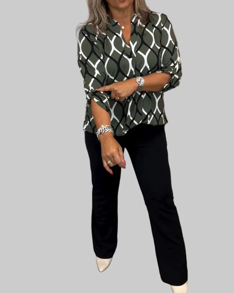 Blusa con diseño gráfico