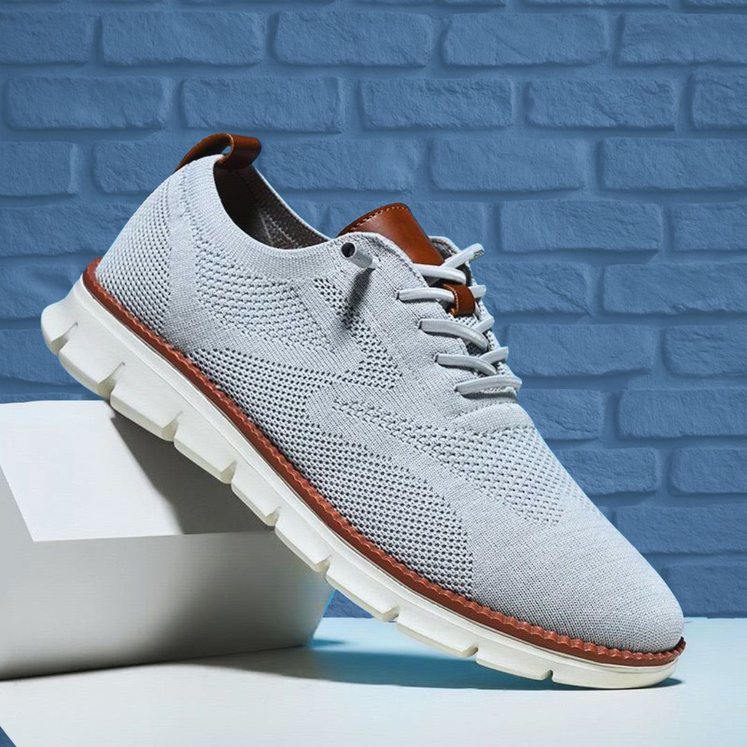 Ultracomfort Breathable Shoes Light Grey | Lightweight Walking Shoes
