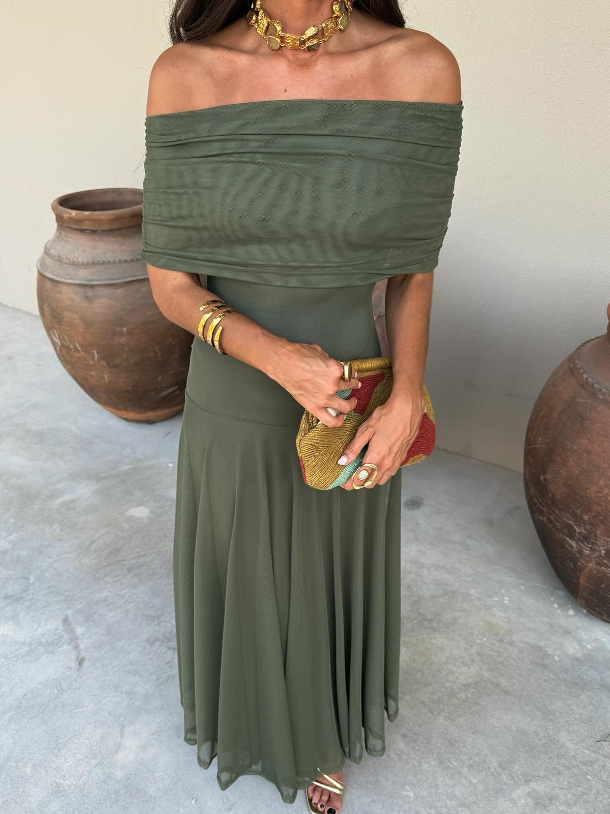 Elegante vestido de fiesta