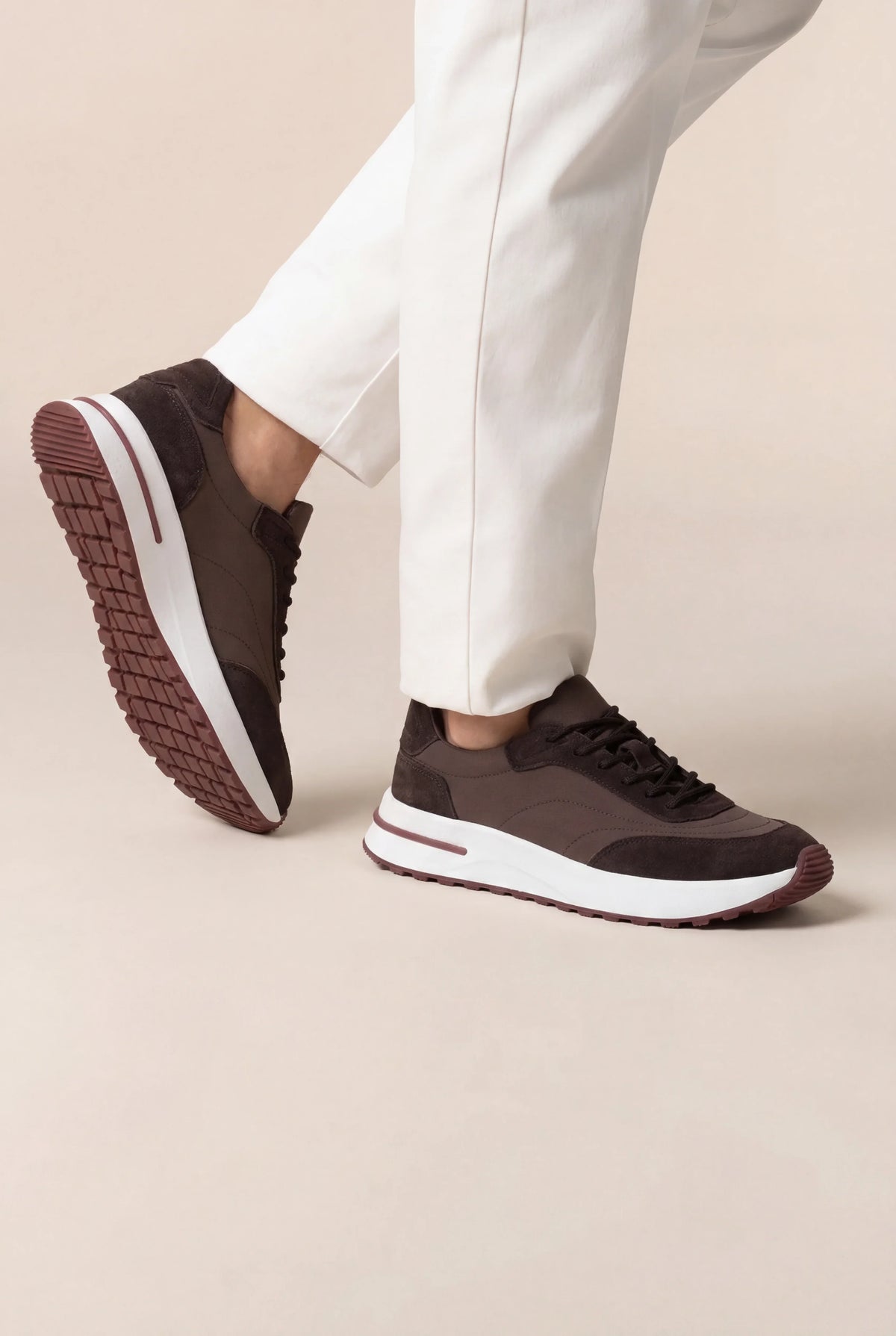 Rafelo Sneaker Cacao | Premium Low-Top Sneaker