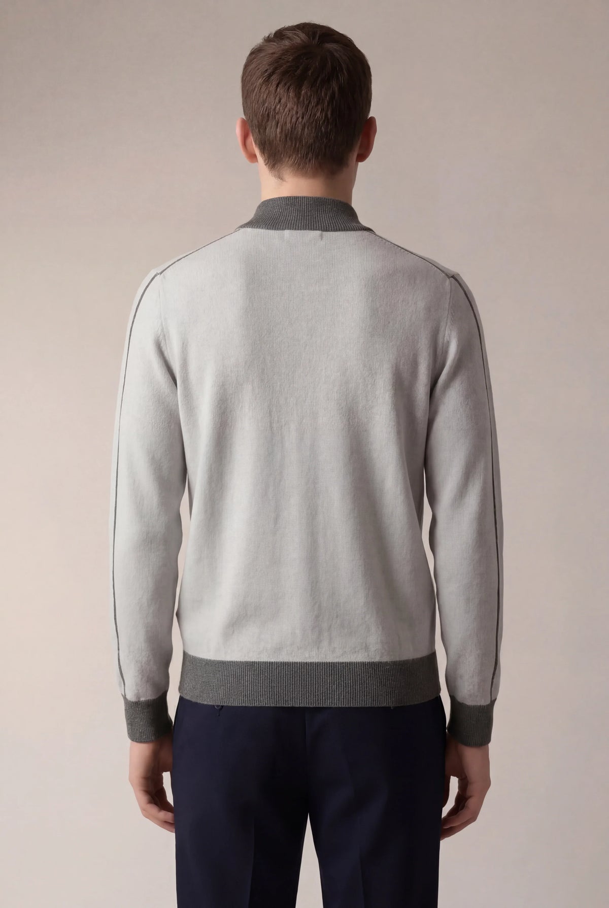 Santiono Cardigan Grey | Cashmere Button Cardigan
