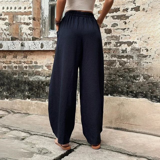 Pantalón de caída fluida