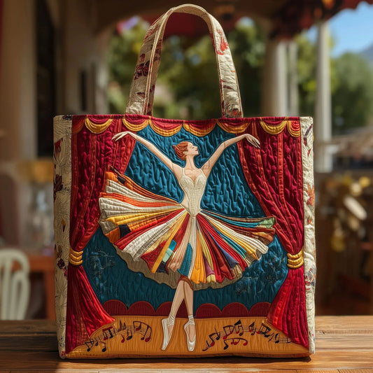 Bolso acolchado con bailarina elegante