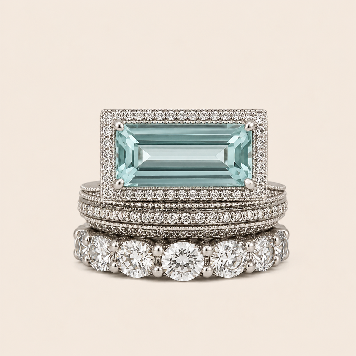 Anillo vintage de turquesa