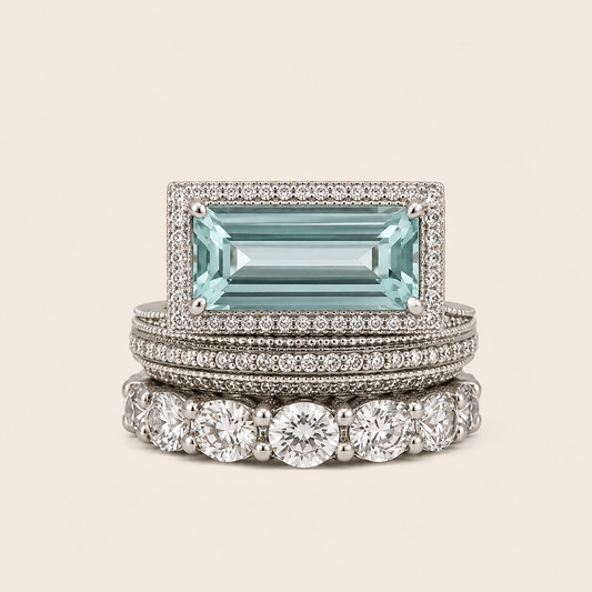 Anillo vintage de turquesa