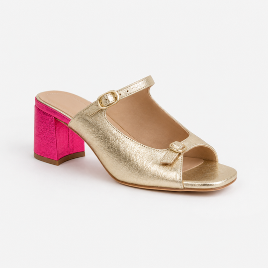 Sandalias elegantes de tacón
