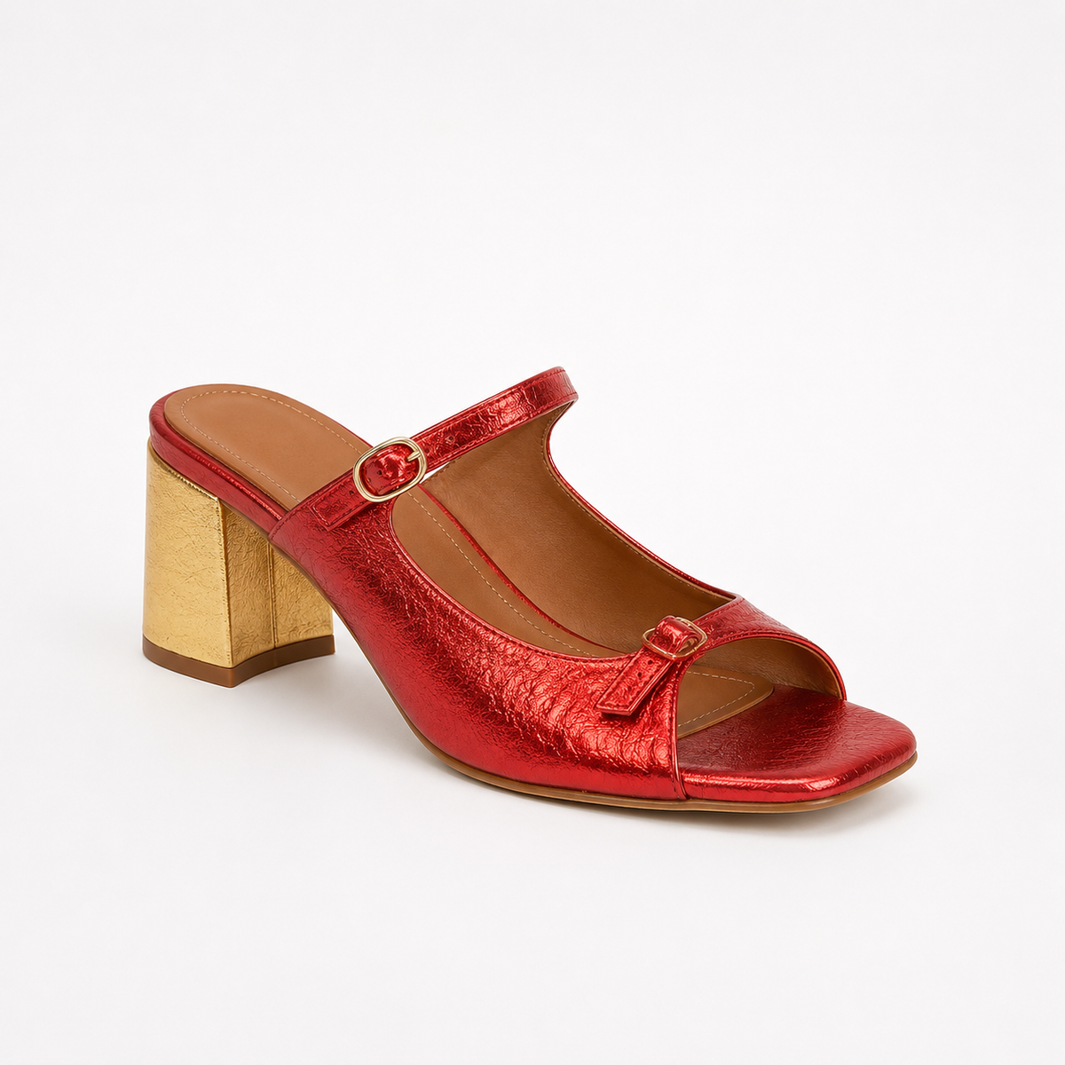 Sandalias elegantes de tacón