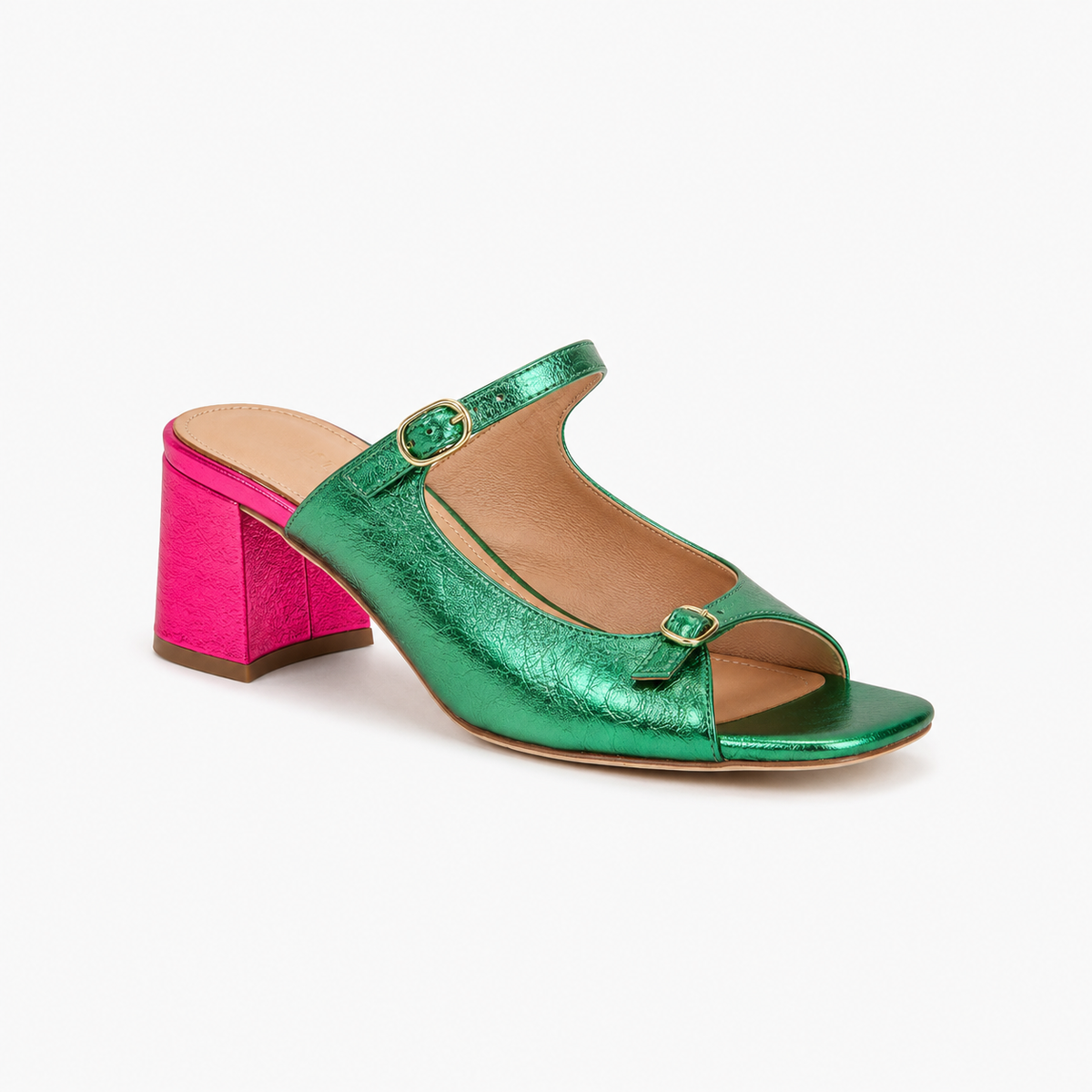 Sandalias elegantes de tacón