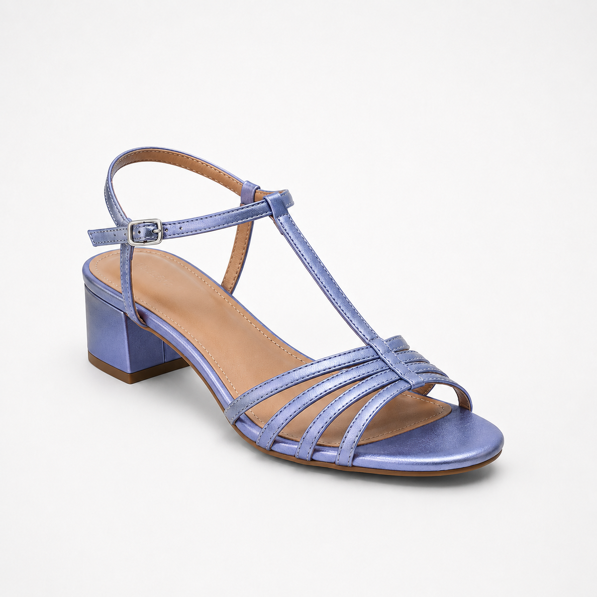 Sandalias de tacón bajo