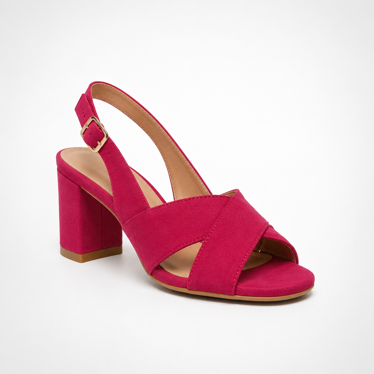 Sandalias de tacón ancho