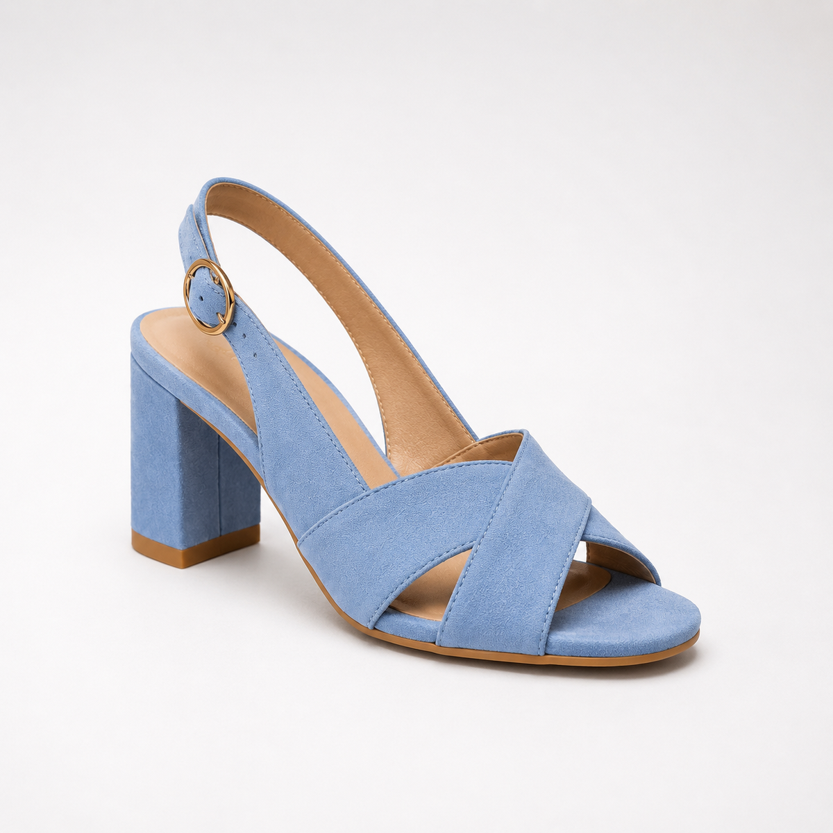 Sandalias de tacón ancho