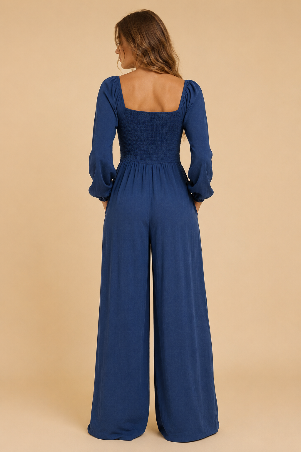 Mono elegante de pierna ancha