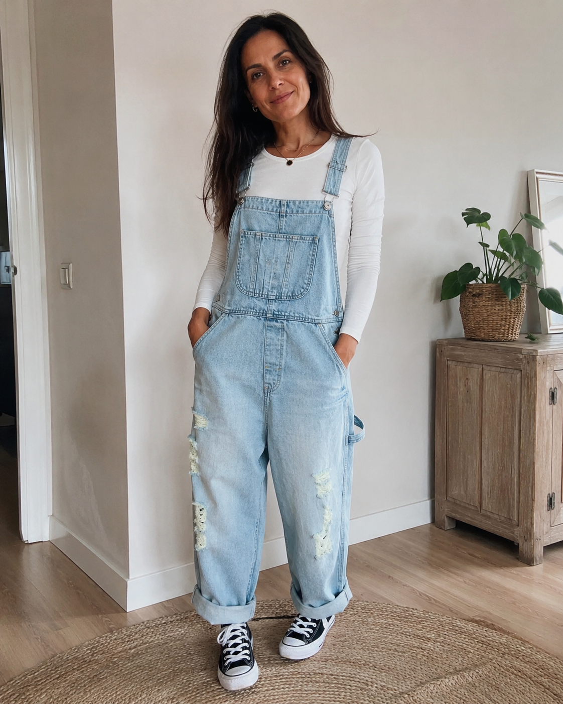Mono casual de mezclilla