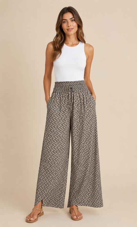Pantalones de pierna ancha