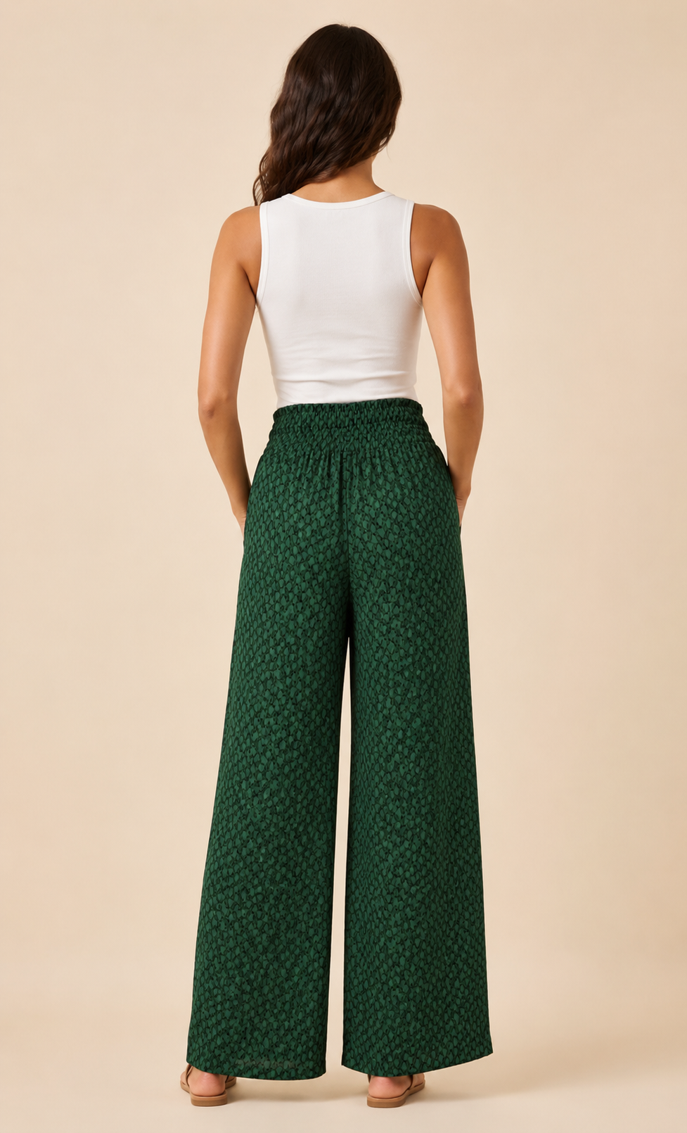 Pantalones de pierna ancha