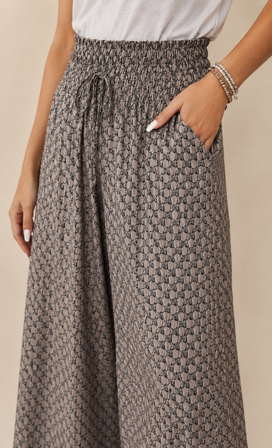 Pantalones de pierna ancha