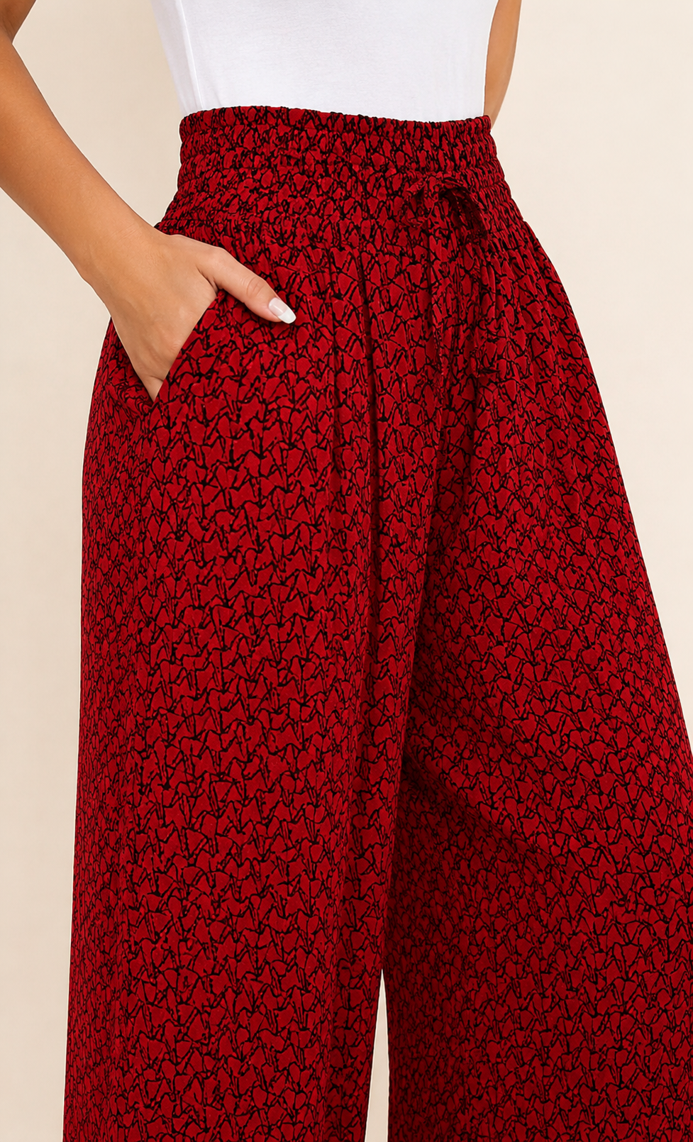 Pantalones de pierna ancha