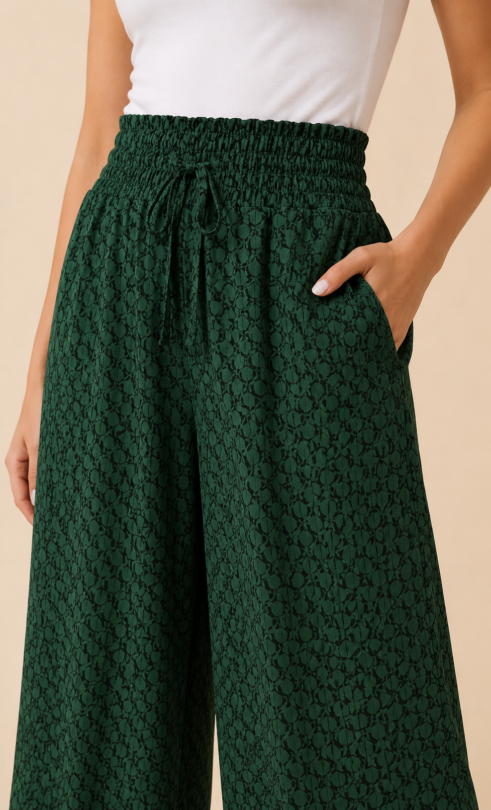 Pantalones de pierna ancha