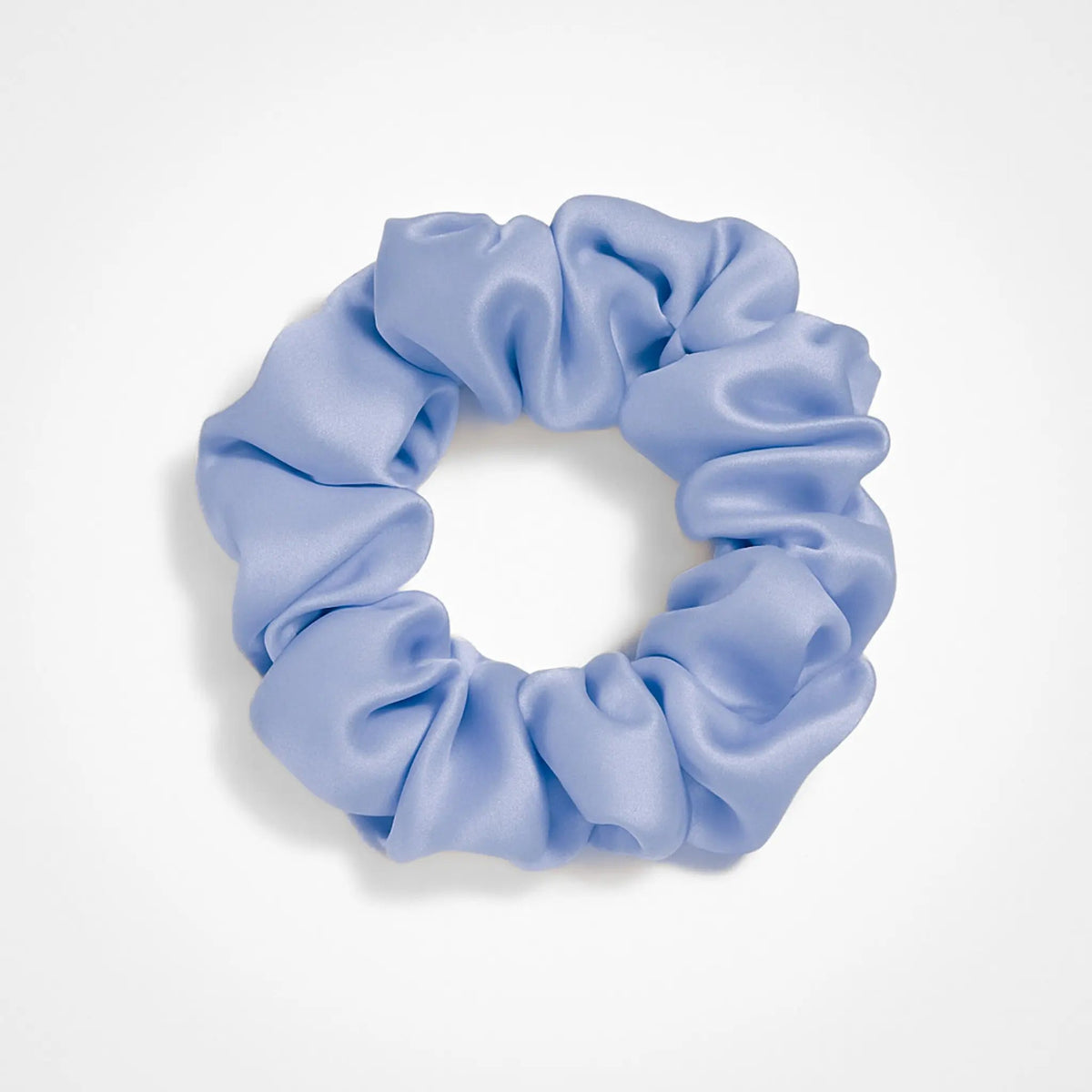Silk Scrunchie in Blue