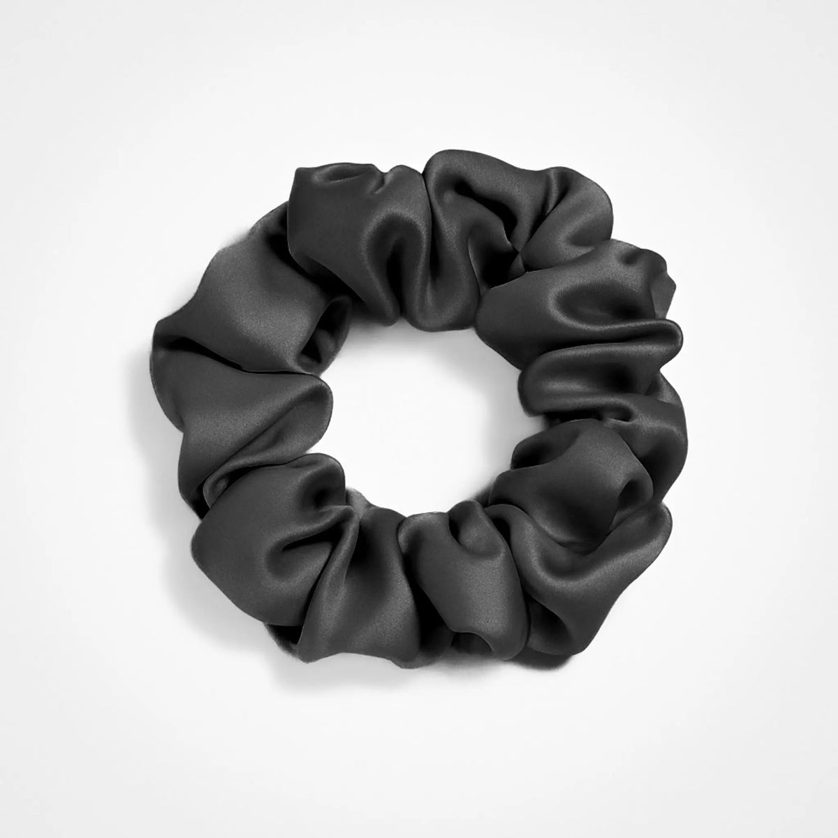 Silk Scrunchie in Grey