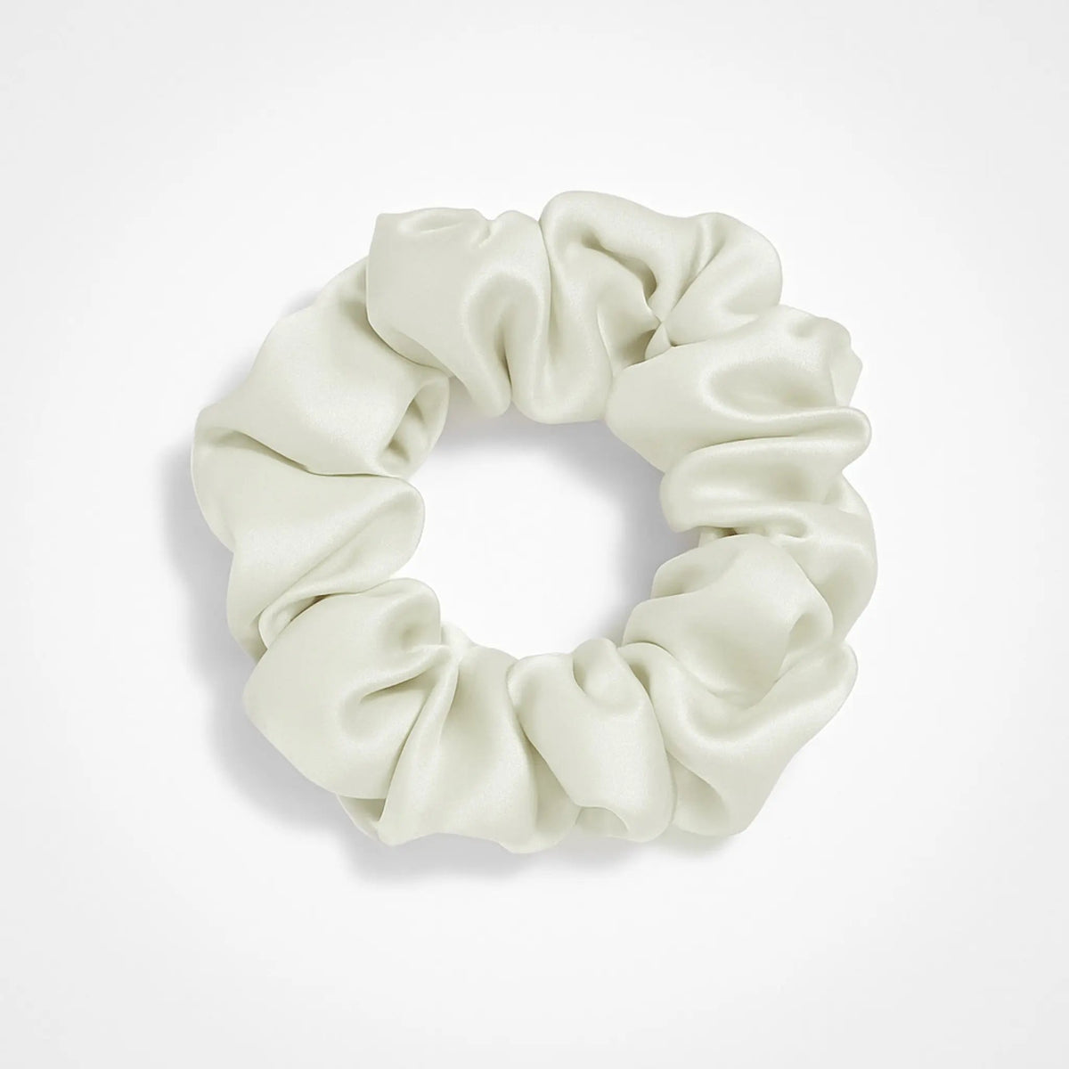 Silk Scrunchie in Ivory