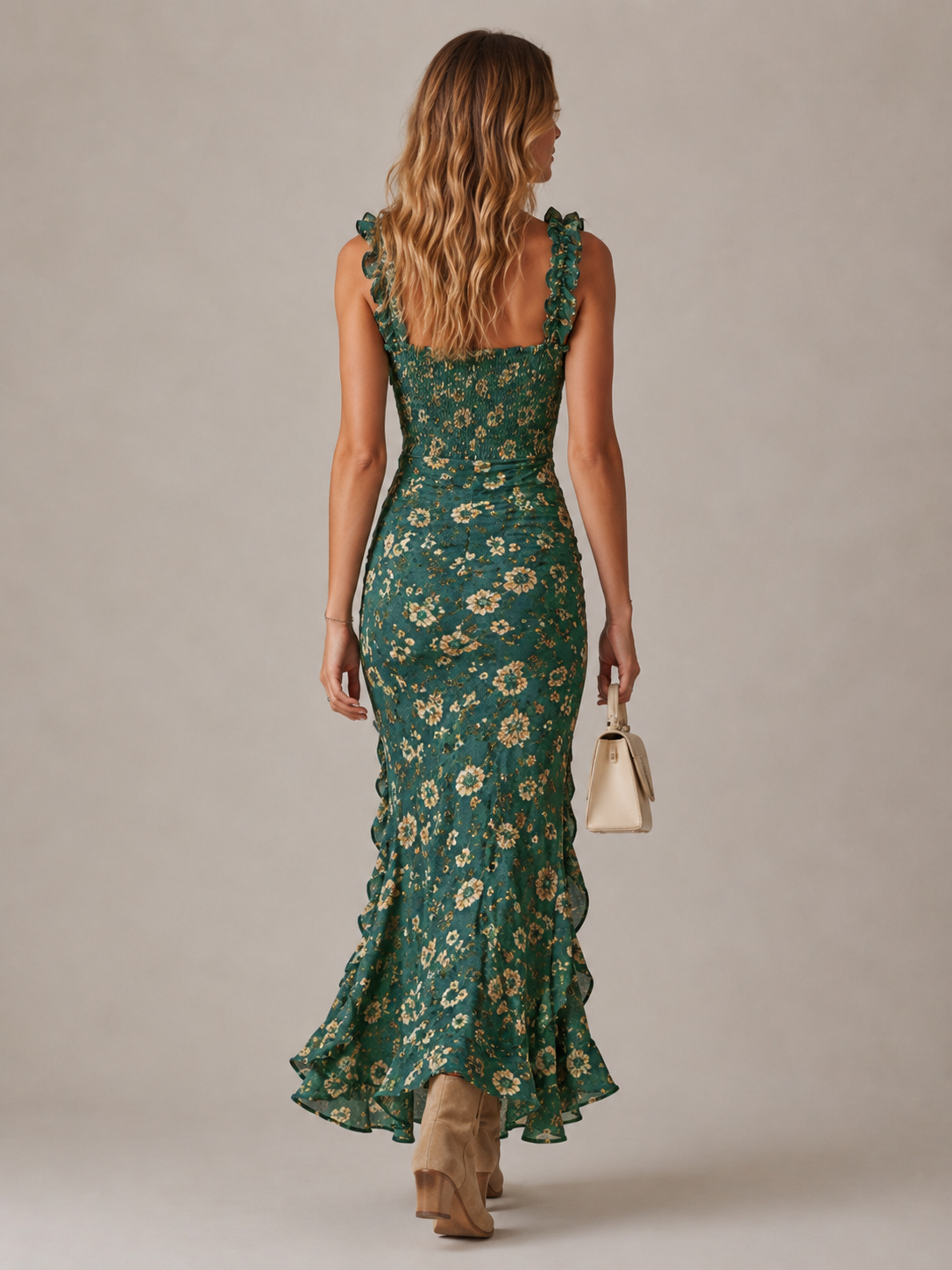 Vestido largo de estilo boho ligero