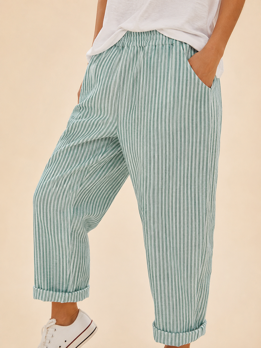 Pantalones de verano con corte amplio