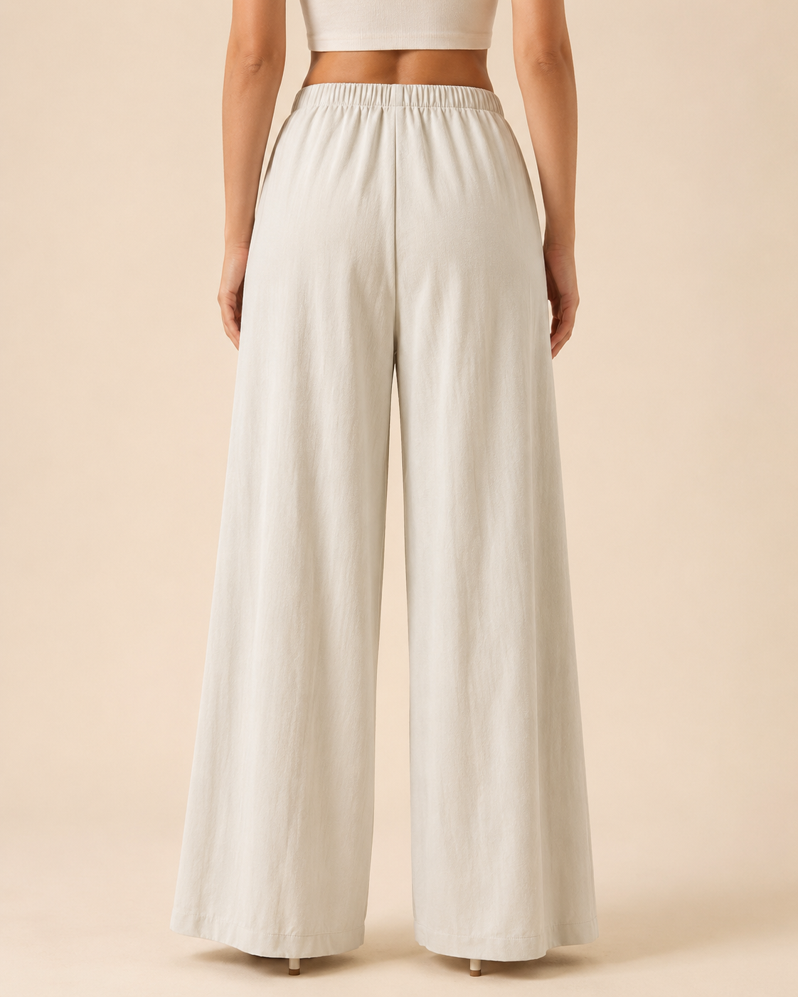 Pantalones de lino relajados