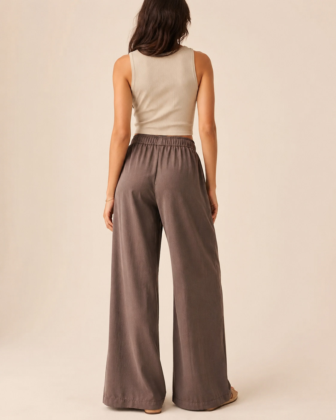 Pantalones de lino relajados