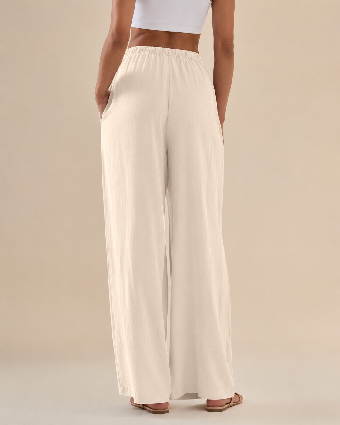 Pantalones de pierna ancha veraniegos
