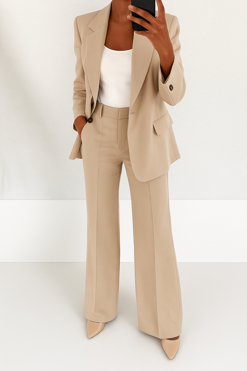 Traje de dos piezas para mujer