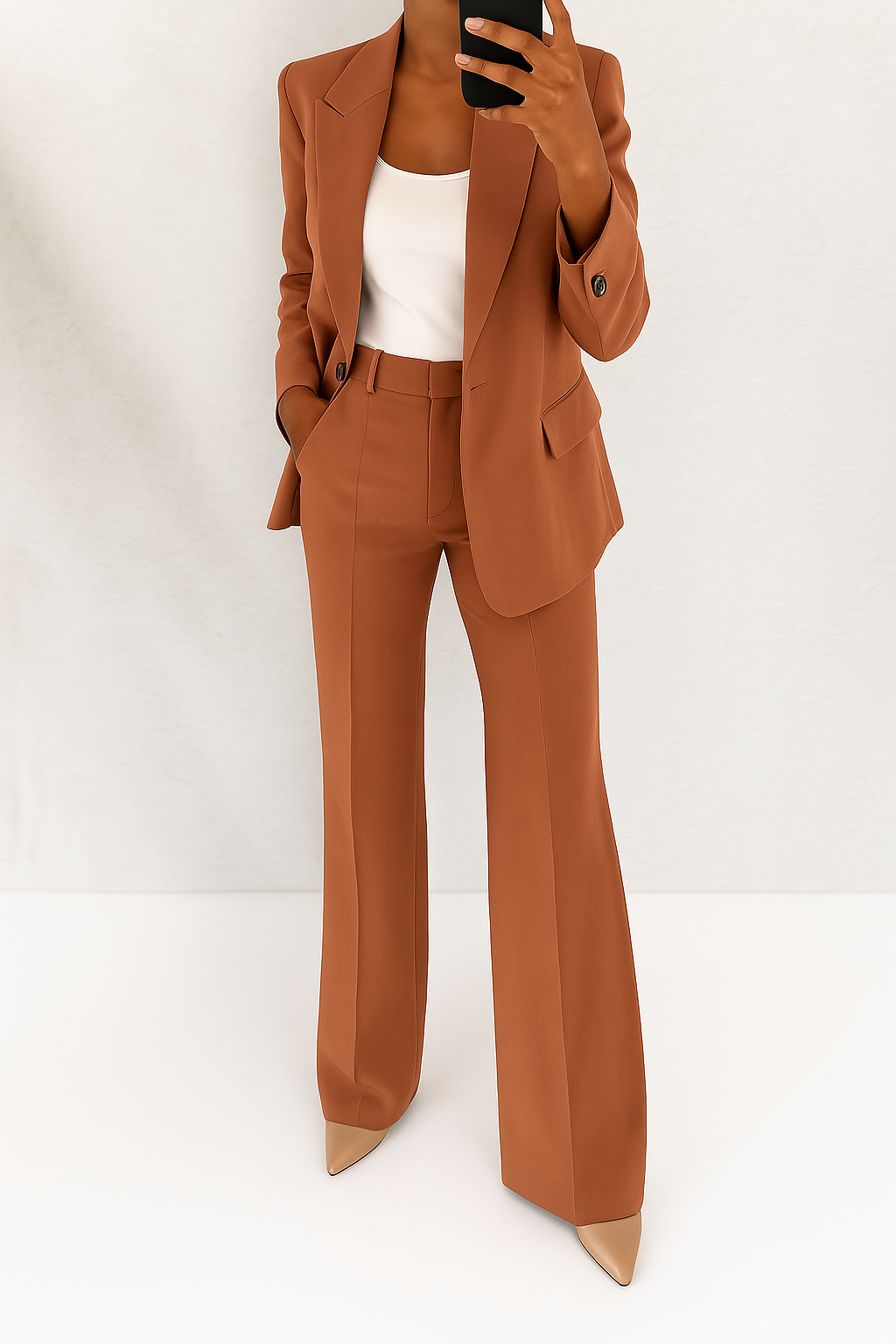 Traje de dos piezas para mujer