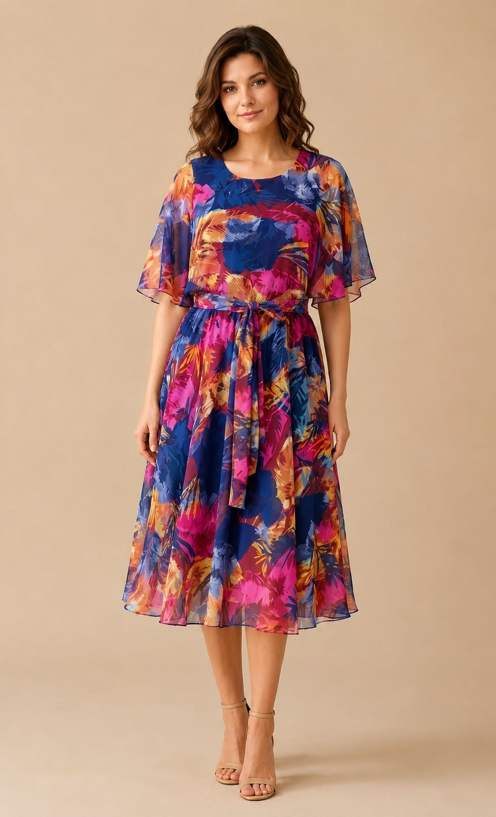 Vestido midi entallado