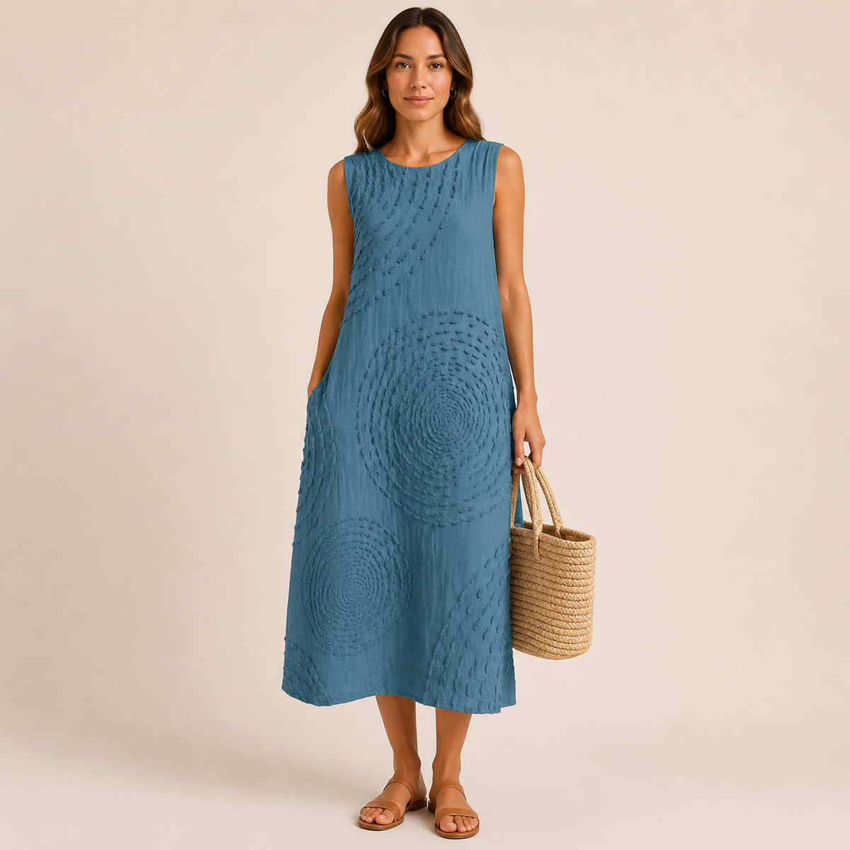 Vestido casual con estampado