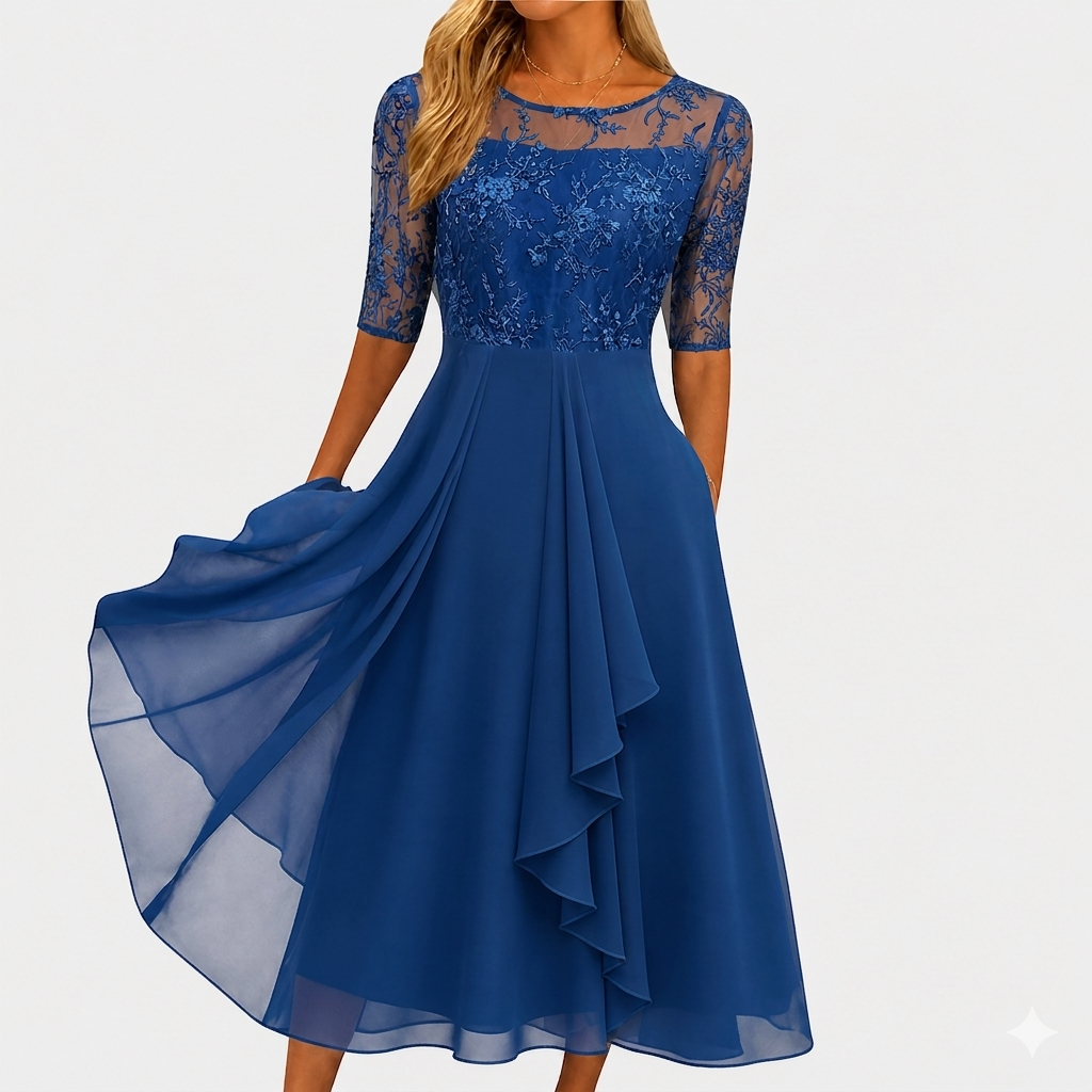 Vestido de encaje elegante