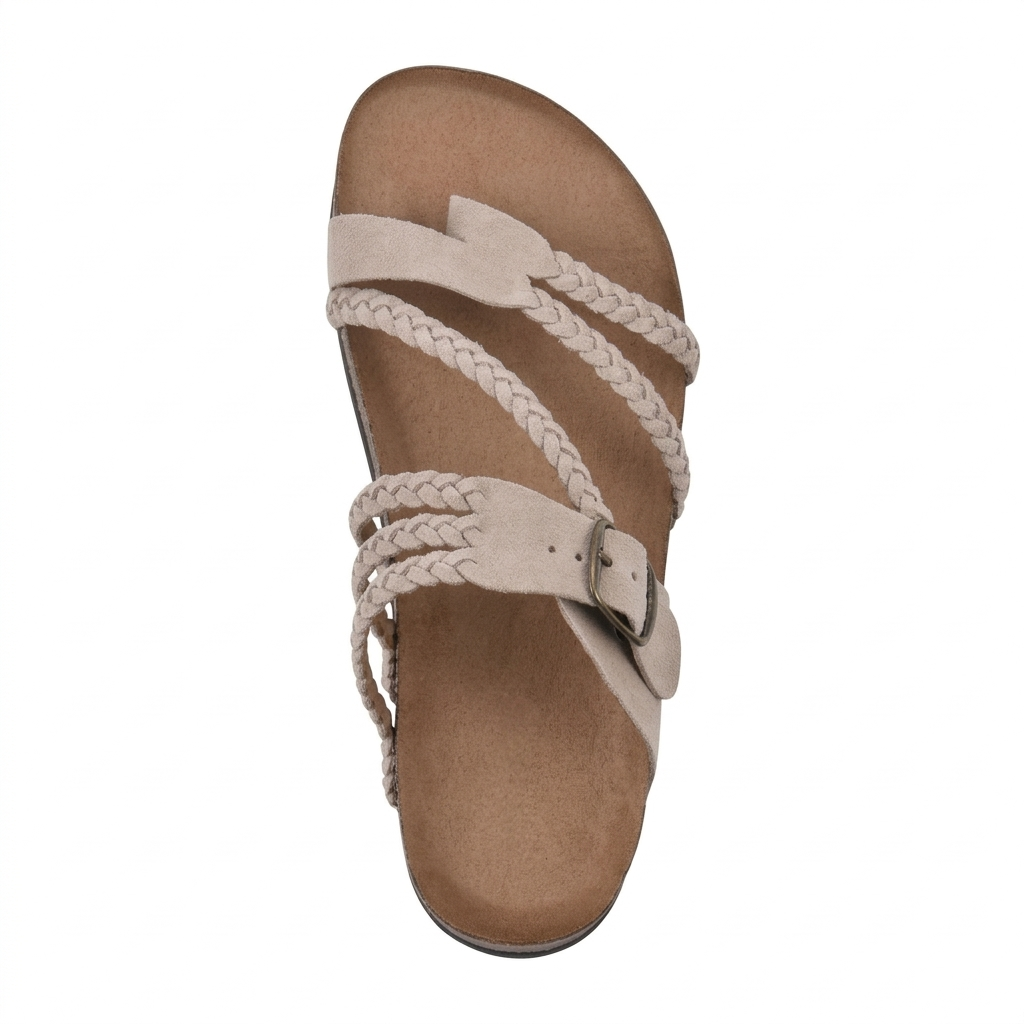 Aurora™ - Sandalias Trenzadas Anatómicas de Corcho