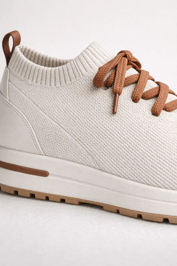 Active Knit Sneaker Light Ivory | Lightweight Knit Sneaker