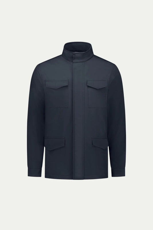 Givano Expedition Coat Navy | Warm Winter Coat