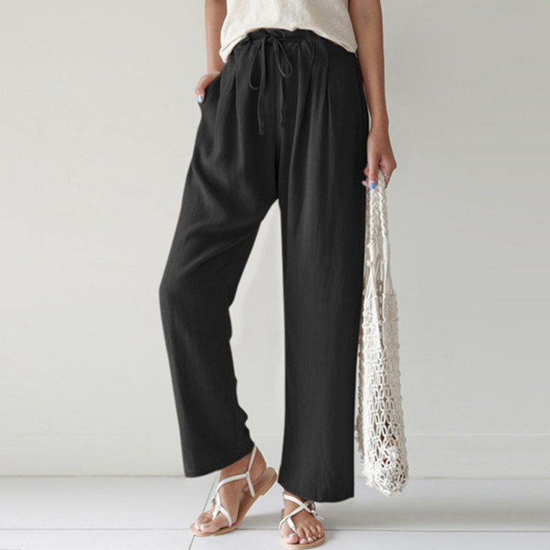 Pantalón holgado con cintura ajustable