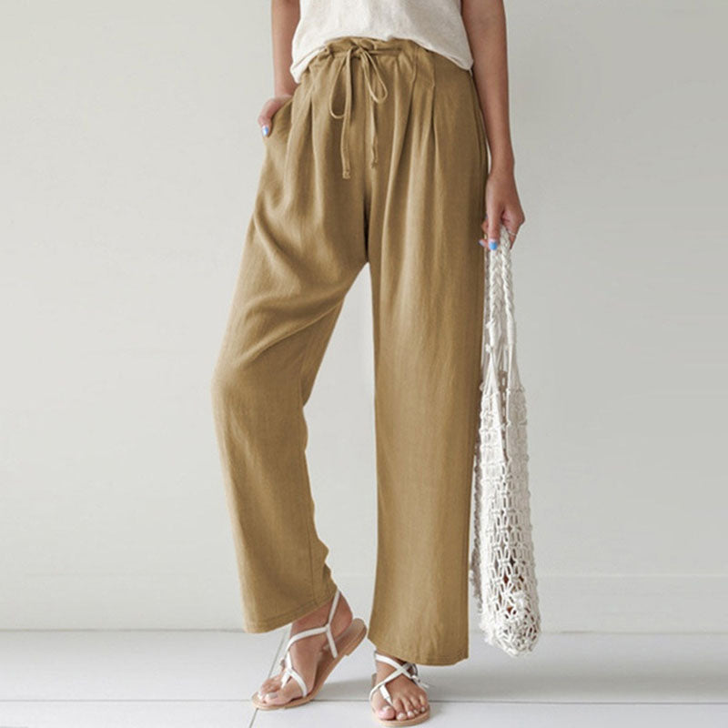 Pantalón holgado con cintura ajustable