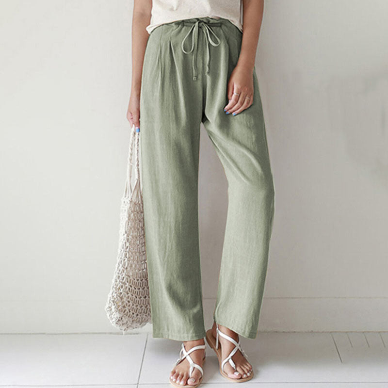 Pantalón holgado con cintura ajustable