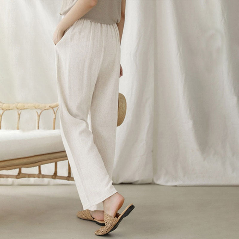 Pantalón holgado con cintura ajustable
