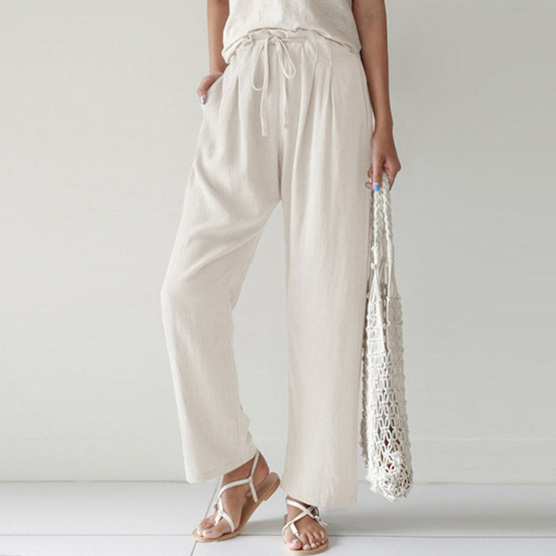 Pantalón holgado con cintura ajustable