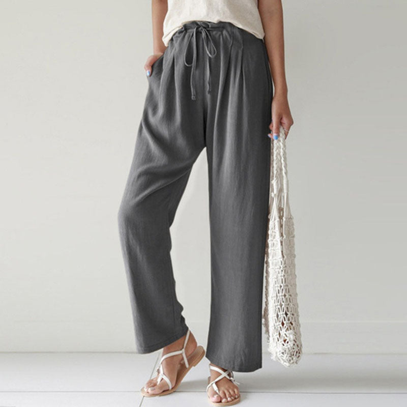 Pantalón holgado con cintura ajustable