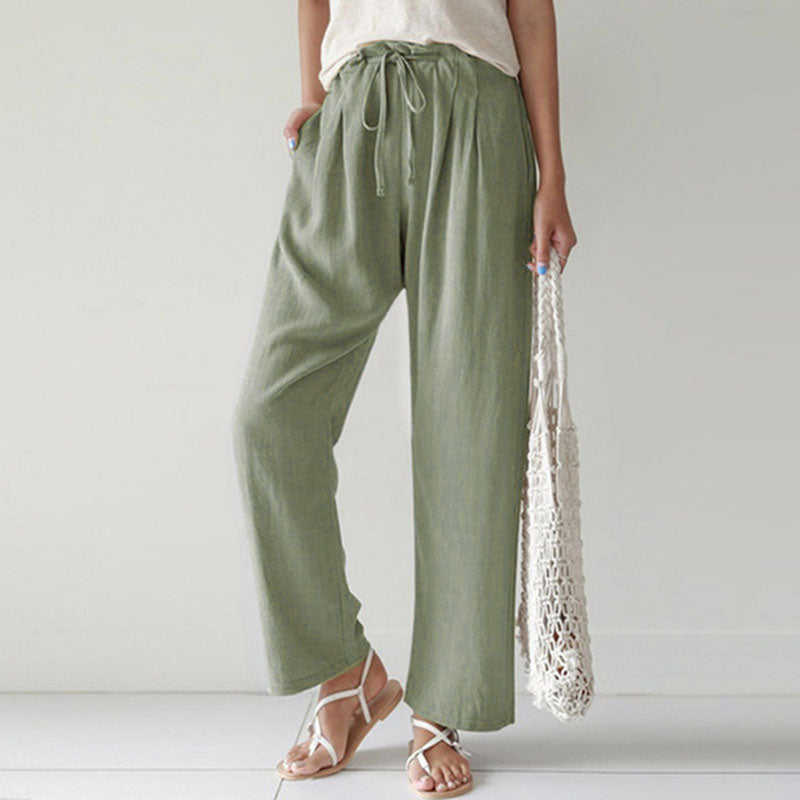Pantalón holgado con cintura ajustable